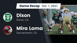 Recap: Dixon  vs. Mira Loma  2021