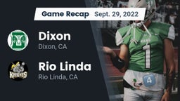 Recap: Dixon  vs. Rio Linda  2022