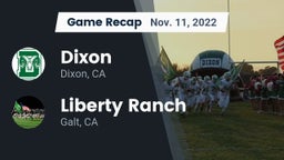 Recap: Dixon  vs. Liberty Ranch  2022
