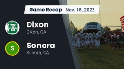 Recap: Dixon  vs. Sonora  2022