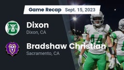 Recap: Dixon  vs. Bradshaw Christian  2023