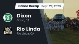 Recap: Dixon  vs. Rio Linda  2023
