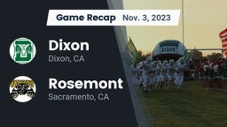 Recap: Dixon  vs. Rosemont  2023