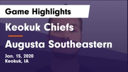 Keokuk Chiefs vs Augusta Southeastern Game Highlights - Jan. 15, 2020