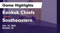 Keokuk Chiefs vs Southeastern  Game Highlights - Jan. 15, 2022