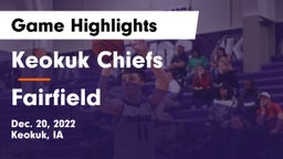 Keokuk Chiefs vs Fairfield  Game Highlights - Dec. 20, 2022