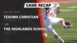 Recap: Texoma Christian  vs. The Highlands School 2016