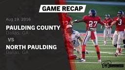 Recap: Paulding County  vs. North Paulding  2016