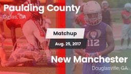 Matchup: Paulding County vs. New Manchester  2017