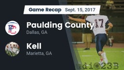 Recap: Paulding County  vs. Kell  2017