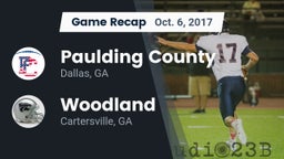 Recap: Paulding County  vs. Woodland  2017