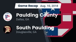 Recap: Paulding County  vs. South Paulding  2018