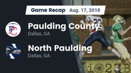 Recap: Paulding County  vs. North Paulding  2018