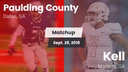 Matchup: Paulding County vs. Kell  2018