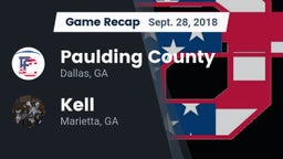 Recap: Paulding County  vs. Kell  2018