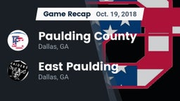 Recap: Paulding County  vs. East Paulding  2018