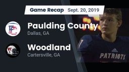 Recap: Paulding County  vs. Woodland  2019