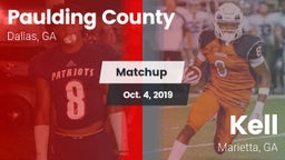 Matchup: Paulding County vs. Kell  2019