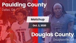 Matchup: Paulding County vs. Douglas County  2020