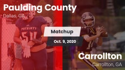 Matchup: Paulding County vs. Carrollton  2020