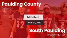 Matchup: Paulding County vs. South Paulding  2020