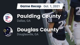 Recap: Paulding County  vs. Douglas County  2021