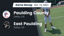 Recap: Paulding County  vs. East Paulding  2021