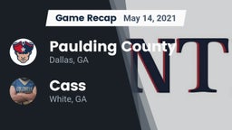 Recap: Paulding County  vs. Cass  2021