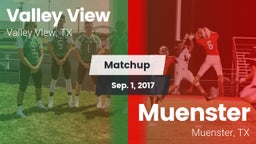 Matchup: Valley View High vs. Muenster  2017