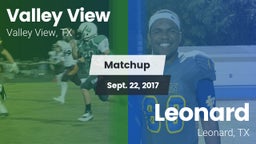 Matchup: Valley View High vs. Leonard  2017