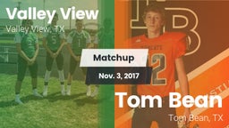 Matchup: Valley View High vs. Tom Bean  2017