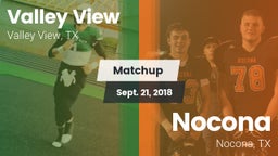 Matchup: Valley View High vs. Nocona  2018