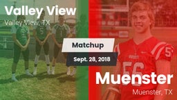 Matchup: Valley View High vs. Muenster  2018