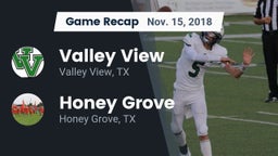 Recap: Valley View  vs. Honey Grove  2018