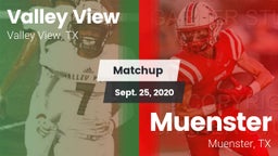 Matchup: Valley View High vs. Muenster  2020