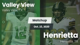Matchup: Valley View High vs. Henrietta  2020