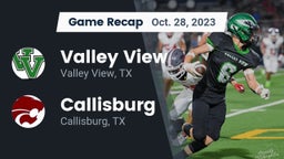Recap: Valley View  vs. Callisburg  2023