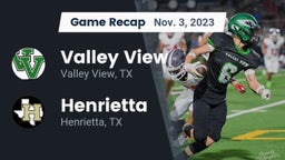Recap: Valley View  vs. Henrietta  2023