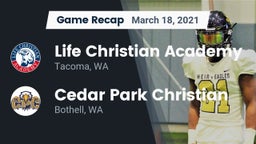 Recap: Life Christian Academy  vs. Cedar Park Christian  2021