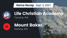 Recap: Life Christian Academy  vs. Mount Baker  2021