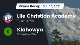 Recap: Life Christian Academy  vs. Klahowya  2021