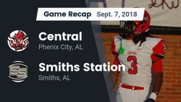 Recap: Central  vs. Smiths Station  2018