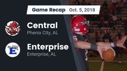 Recap: Central  vs. Enterprise  2018