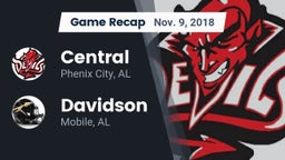 Recap: Central  vs. Davidson  2018