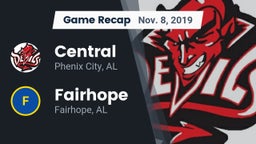 Recap: Central  vs. Fairhope  2019