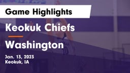 Keokuk Chiefs vs Washington  Game Highlights - Jan. 13, 2023