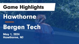 Hawthorne  vs Bergen Tech  Game Highlights - May 1, 2024