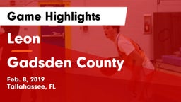 Leon  vs Gadsden County Game Highlights - Feb. 8, 2019