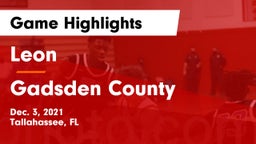 Leon  vs Gadsden County  Game Highlights - Dec. 3, 2021