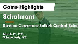Schalmont  vs Ravena-Coeymans-Selkirk Central School District Game Highlights - March 22, 2021